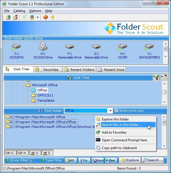 Folder security audit software